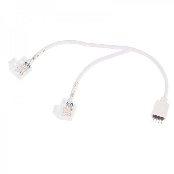  Коннектор соединительный (2 разъема) для RGB LED лент 10мм и контроллеров 30см (уп.10шт) Neon-Night 144-113 