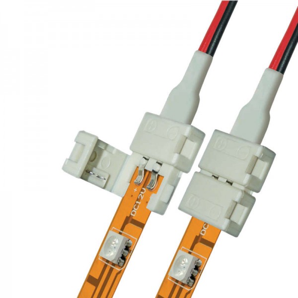  Коннектор для светодиод. ленты 5050 с блоком питания UCX-SD2/B20-NNN WHITE 020 POLYBAG (уп.20шт) Uniel 06609 