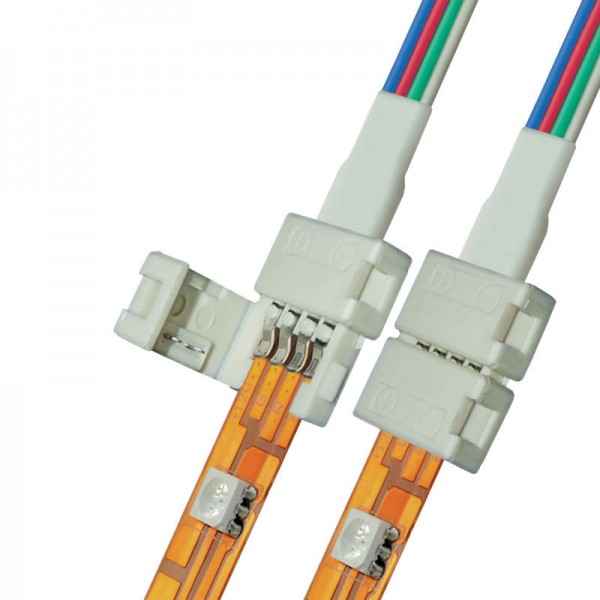  Коннектор (провод) UCX-SD4/B20-RGB WHITE 020 POLYBAG для соединения светодиодных лент 5050 RGB с блоком питания 4 контакта IP20 бел. (уп.20шт) Uniel 06610 
