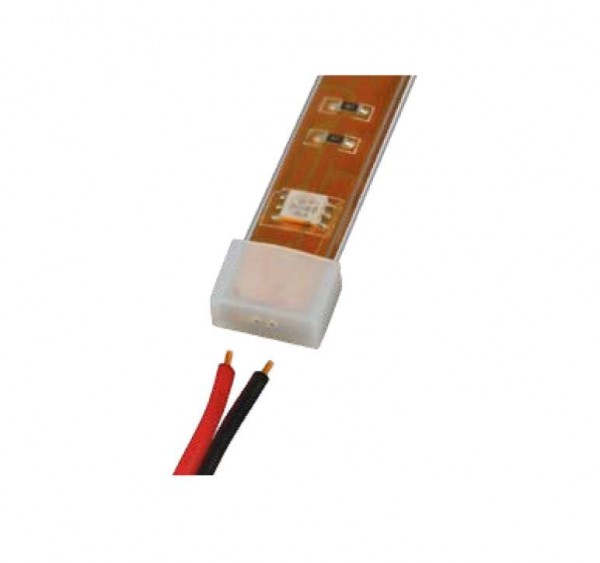  Зажим изолирующий UCW-H10 WHITE 020 POLYBAG для светодиодной ленты 5050 с отв. для проводов 10мм бел. силикон (уп.20шт) Uniel 06679 
