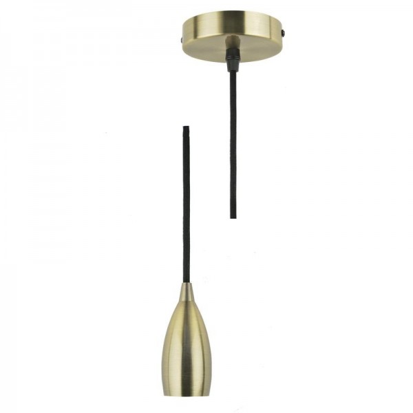  Патрон декоративный DLC-T-S32/E27 TS/1M/BL BRONZE Techno провод 1м и крепление алюм. Uniel UL-00005288 