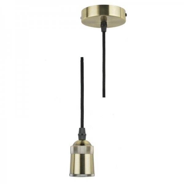  Патрон декоративный DLC-T-S31/E27 TS/1M/BL BRONZE Techno провод 1м и крепление алюм. Uniel UL-00005286 