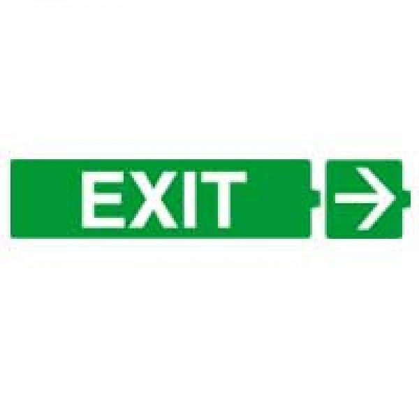  Наклейка "EXIT" со стрелкой 230х45 Leg 060958 