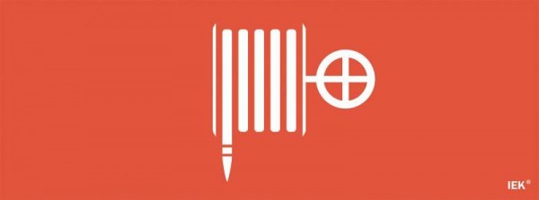  Этикетка самоклеящаяся "Пожарный гидрант" ССА 1005 ИЭК LPC10-1-35-13-PGID 