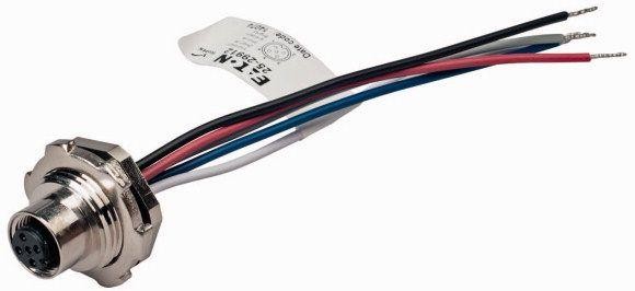  Ввод корпуса SWD4-PRF5-2-S с гнездом M12 5 кабелей (дл.0.15м) EATON 179541 