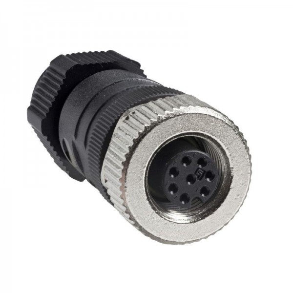  Коннектор М12 гнезд. винт. заж. прямой SchE XZCC12FDM80B 