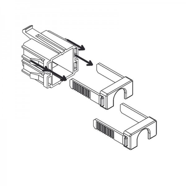  Крепление USB кабелей для MAGELIS XBT GT4000...7000 SchE XBTZGCLP2 