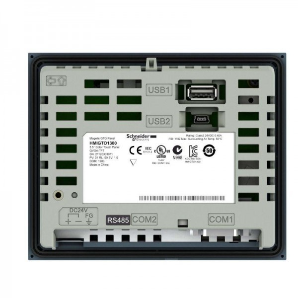  Терминал цветной сенсор. 3.5дюйм TFT 6 кнопок 1 RJ45 RS232/485 ethernet tcp/ip 96mб/512кб SchE HMIGTO1310 