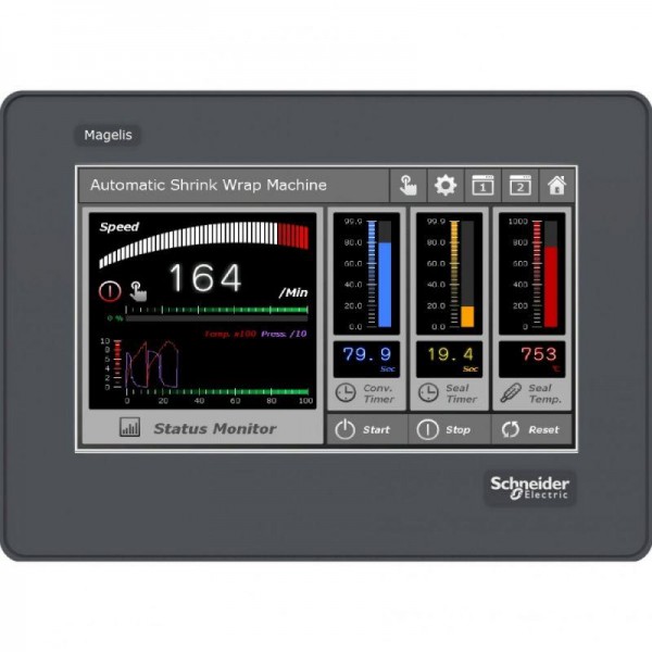  Панель сенсорная 4.3дюйм 480х272 RS-232C SchE HMISTO705 