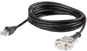  Кабель для программирования XC100/200 EC4 RJ45 D-Sub 9 -контакт. серийный XT-SUB-D/RJ45 (дл.3м) EATON 262186 
