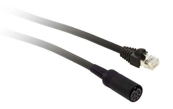  Кабель TWIDO/TSX37/57/ACC01 (MINI-DIN-RJ45) ВСЕ XBT С RJ45 2.5м SchE XBTZ9780 