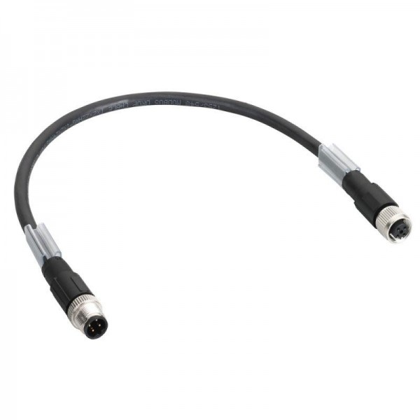  Шина ТМ7 прямой M12-B 4pin Male-Female (дл.0.3м) SchE TCSXCN1M1F03E 