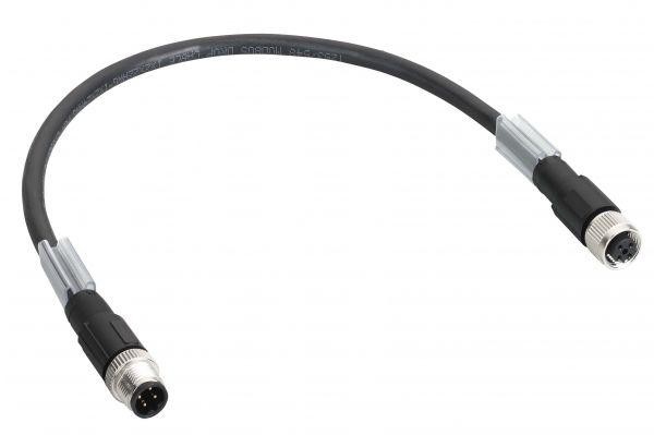  Шина ТМ7 прямой M12-B 4pin Male-Female (дл.15м) SchE TCSXCN1M1F15E 