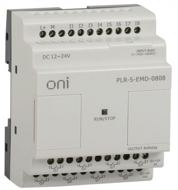  Реле логическое PLR-S. 8DI/8DO ONI PLR-S-EMD-0808 