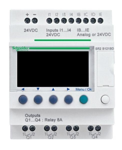  Реле ZELIO LOGIC 6ВХ/4ВЫХ 100-240V SchE SR2B121FU 