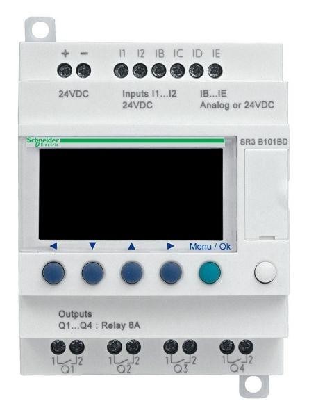  Реле ZELIO LOGIC 6ВХ/4ВЫХ 240В SchE SR3PACKFU 