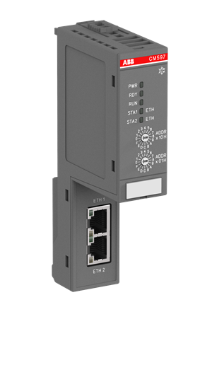  Модуль коммуникационный AC500 ведущий CM597-ETH-XC ABB 1SAP373700R0001 