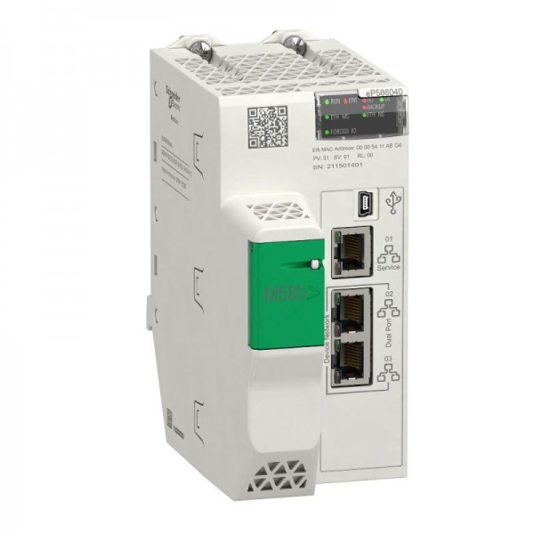 Модуль процессорный M580 ЦПУ уровень 6 ОЗУ 64 MB DIO+RIO (до 31 ст. X80+Quantum IO) SchE BMEP586040 