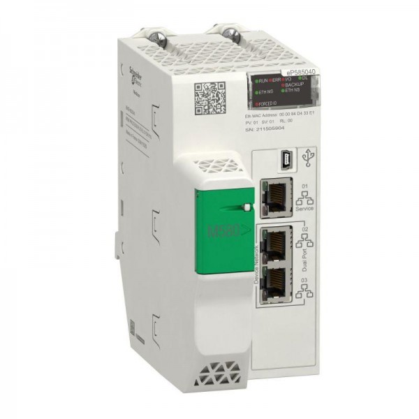 Модуль процессорный M580 ЦПУ уровень 5 ОЗУ 24 MB DIO+RIO (до 31 ст. X80+Quantum IO) лакир. SchE BMEP585040C 