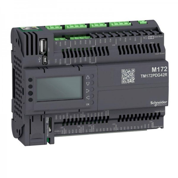  Контроллер логический програм. М172 дисплей 42 I/O Eth 2MB SchE TM172PDG42R 