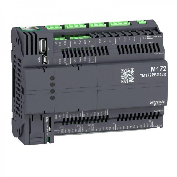  Контроллер логический програм. М172 без дисплея 42 I/O Eth 2MB SchE TM172PBG42R 