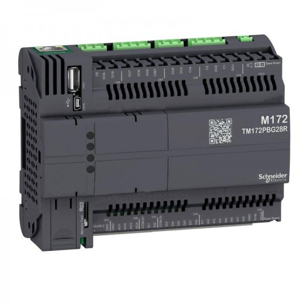  Контроллер логический програм. М172 без дисплея 28 I/O Eth 2MB SchE TM172PBG28R 
