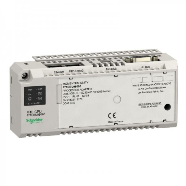 Процессор Momentum M1E:Serial 232/485 10/100 Etht USB IO Bus RTC Etht IO Scanner SchE 171CBU98090 