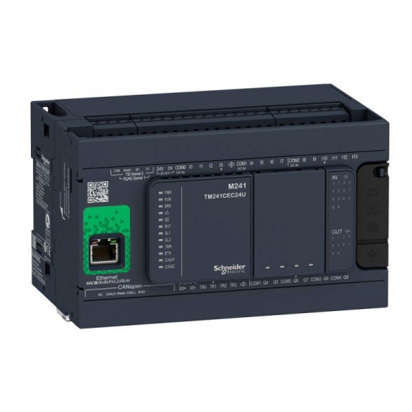  Блок базовый M241-24IO реле ETHERNET CAN MASTER Advantys OTB SchE TM241CEC24R 