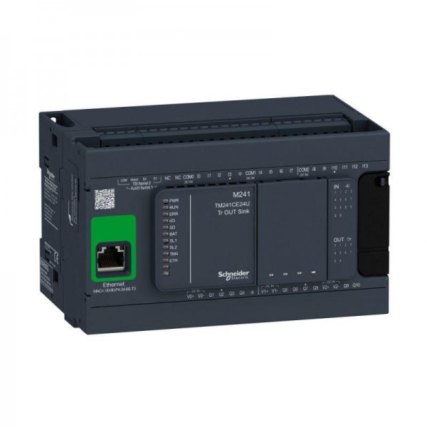  Блок базовый M241-24IO транзист. приемник ETHERNET Advantys OTB SchE TM241CE24U 