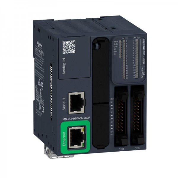  Блок базовый модульный М221-32IO транзист. источник ETHERNET Advantys OTB SchE TM221ME32TK 