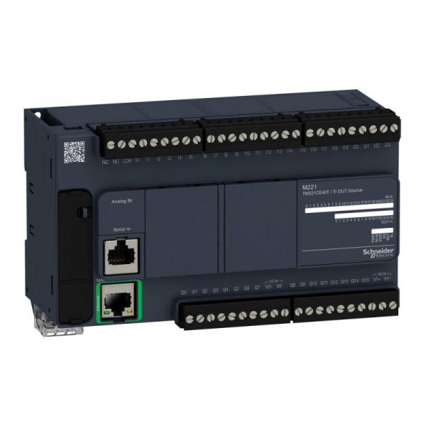  Блок компактный базовый M221-40IO транзист. источник ETHERNET Advantys OTB SchE TM221CE40T 
