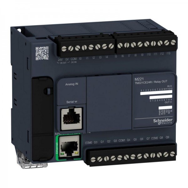 Блок компактный базовый M221-24IO реле ETHERNET Advantys OTB SchE TM221CE24R 