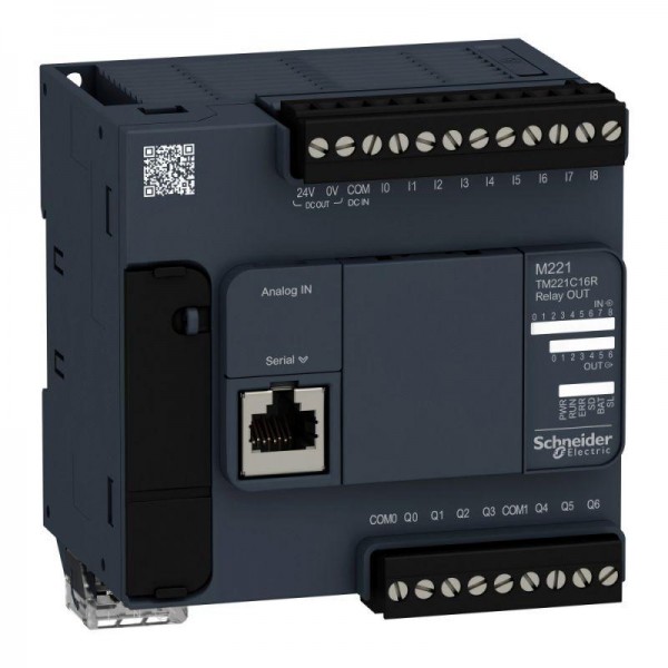  Блок компактный базовый M221-16IO реле Advantys OTB SchE TM221C16R 