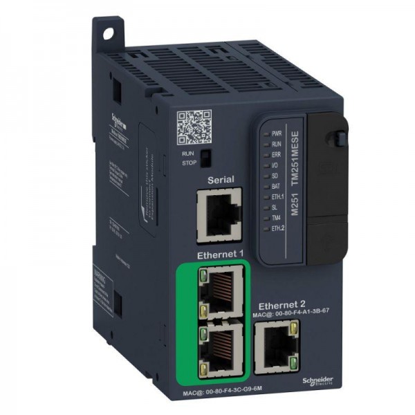  Блок базовый М251 2 ETHERNET ПОРТА Advantys OTB SchE TM251MESE 