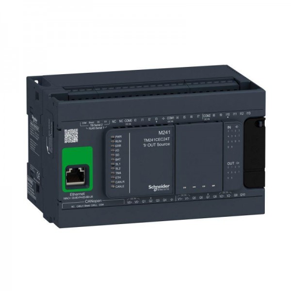  Блок базовый M241-24IO транзист. источник ETHERNET CAN MASTER Advantys OTB SchE TM241CEC24T 