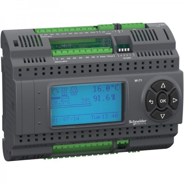  Контроллер программир. логический (ПЛК) Произв. М171 дисп. 27I/O Modbus 2SSR SchE TM171PDM27S 
