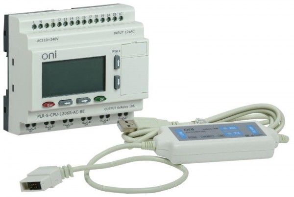  Реле логическое PLR-S. Стартовый набор 220В AC ONI PLR-S-STK-1206R-AC-BE 