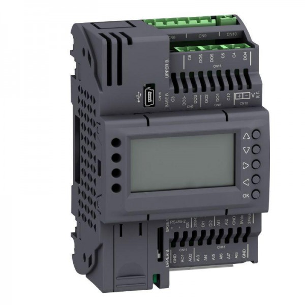  Контроллер Опт ПЛК М172 дисплей 18 I/O 2xModbus SchE TM172ODM18R 