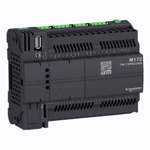  Контроллер M172 производит. без дисплея 28 I/O Eth 2 RS485 изол. SchE TM172PBG28RI 