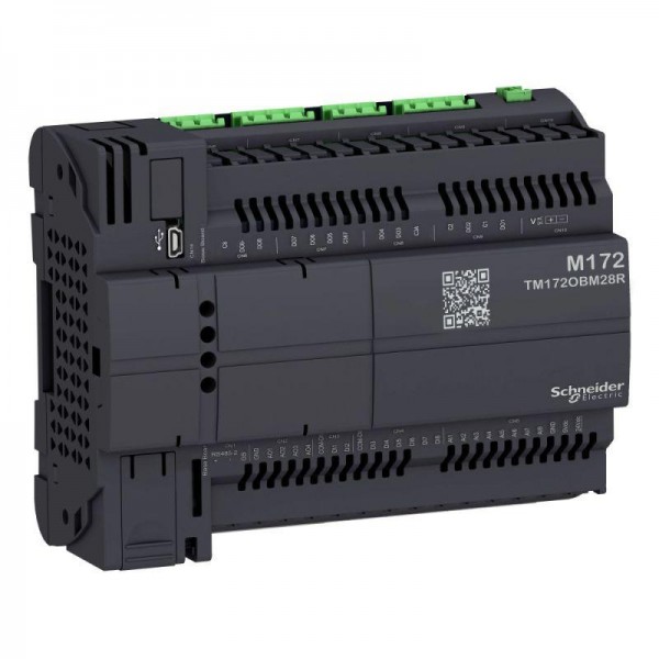  Контроллер M172 оптим. без дисплея 28 I/Os 2 RS485 изол. SchE TM172OBM28R 