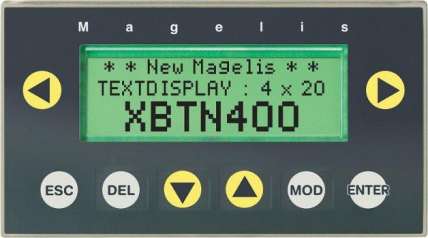  Дисплей MAGELIS комп. сим. 4х20 пит. от ПЛК SchE XBTN400 