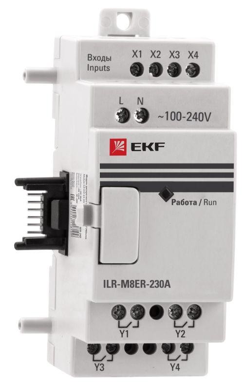  Модуль дискретного входа/выхода 4/4 230В PRO-Relay PROxima EKF ILR-M8ER-230A 