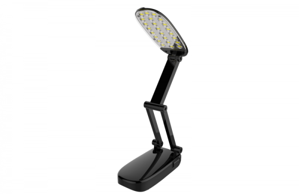  Светильник UF-703 С02 24LED настол. аккумулятор. черн. Ultraflash 13110 