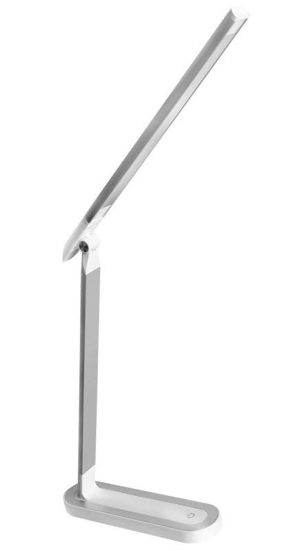  Светильник настольный KD-845 C03 LED 8.5Вт сенс. рег. яркости 3 цветов. темп. сереб.+бел. Camelion 14152 