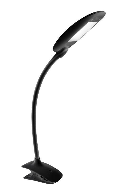  Светильник настольный KD-832  C02 черный LED на прищепке 6Вт 230В 350лм 4000К сенс. регулир. ярк. Camelion 14160 