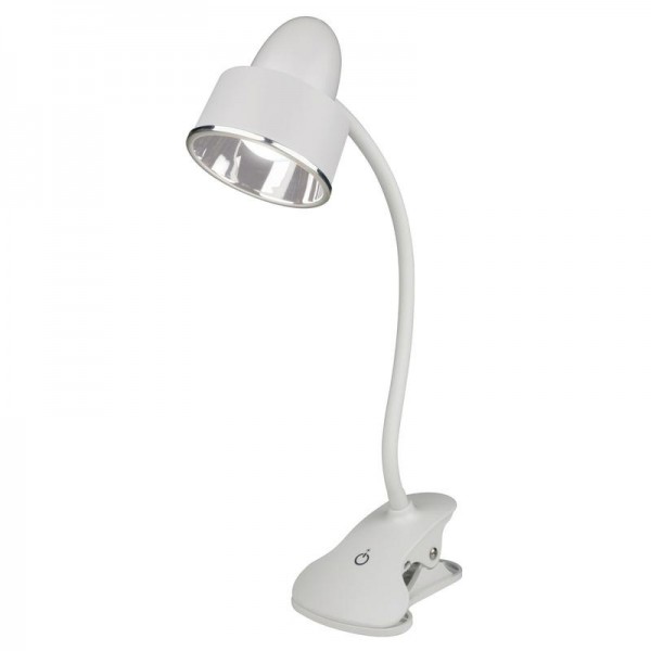  Светильник настольный TLD-557 Beige/LED/350Lm/5500K/Dimmer 5Вт «прищепка» сенсор. выкл. Uniel UL-00004139 