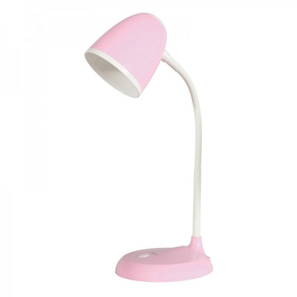  Светильник настольный TLI-228 PINK E27 60Вт механ. выкл. роз. Uniel UL-00003653 