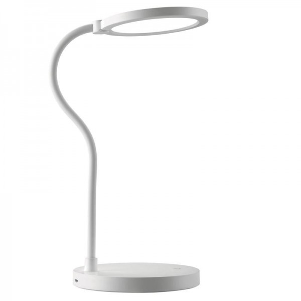  Светильник настольный TLD-553 White/LED/400Lm/4500K/Dimmer/USB 6Вт встроен. аккум. 1200мАч сенсор. выкл. Uniel UL-00003338 