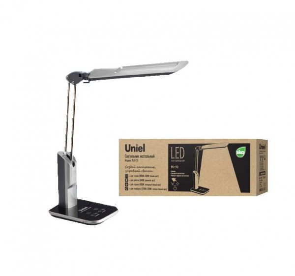  Светильник светодиодный TLD-515 Silver/LED/900лм/2700-6400К/Dimmer Uniel 09106 