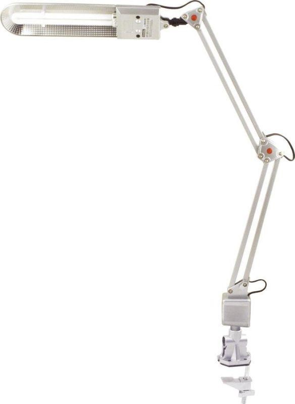  Светильник KD-017C настол. струбцина 230В 11Вт КЛЛ 2G7 серебр. Camelion 3280 